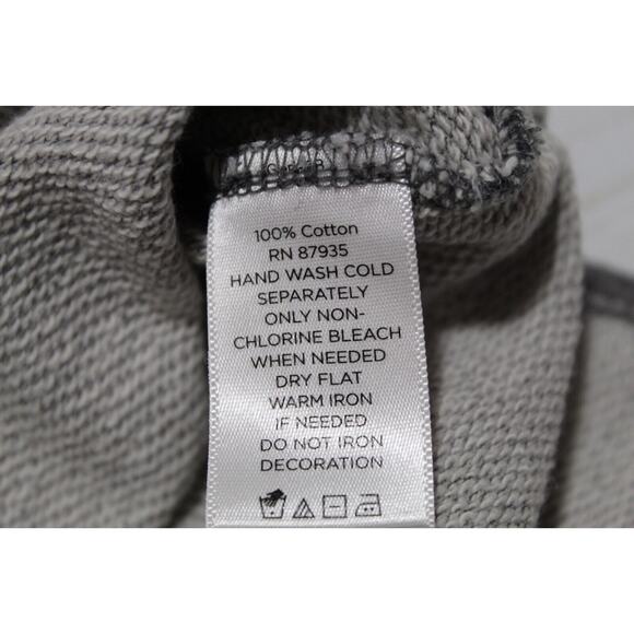 Susan Graver Women's L Gray Knit Top Sweetheart Studded Neck Rolled 3/4 Sleeve - Picture 7 of 12